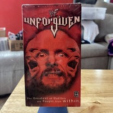 WWE WWF WCW AEW TNA - Unforgiven 2001 (VHS, 2001) NEW, SEALED & RARE!!!