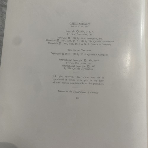 VTG 1954 Childcraft Vol.14 Your Child Goes To School Illustrated HC Book - Picture 5 of 9