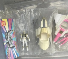 McDonald's MIGHTY MORPHIN POWER RANGERS 1995 Lot of 2 WHITE PINK
