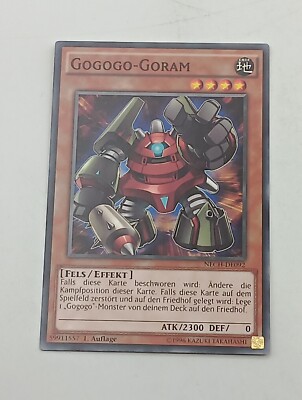 Yu-Gi-Oh Einzelkarte Gogogo-Goram bespielt
