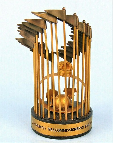FLORIDA MARLINS WORLD SERIES TROPHY 1997 MINIATURE REPLICA BASEBALL MEMORABILIA - Bild 5 von 9