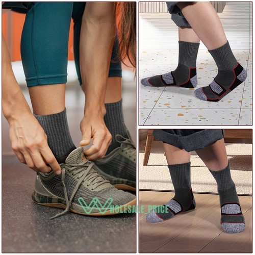 3 Pairs Mens Womens Ankle Quarter Socks Sport Casual Hiking Cotton Socks S/M/L - Picture 13 of 60