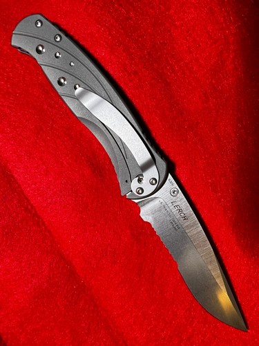 Discontinued Benchmade 790S Subrosa Serrated CPM S30V Titanium Handle Knife - Picture 4 of 11