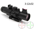 3-12x32 Dual Ill.Tactical Compact Scope W/Fiber Optic Sight