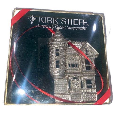 Kirk Stieff Ornamento Peltre Reina Ana Casa Victoriana - Imagen 1 de 4