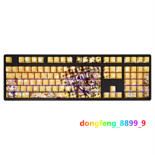Kachina Genshin Impact Keycap Button PBT Cherry MX Sublimation 108 Keys Gifts - Picture 2 of 6