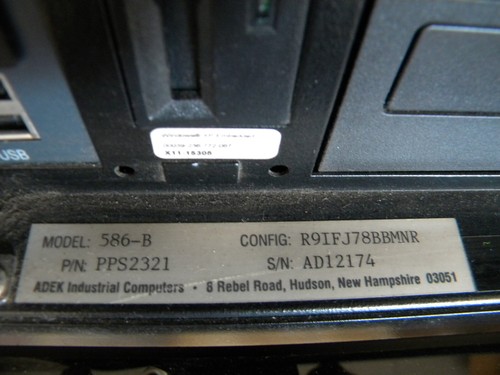 Vintage ADEK Industrial Computers 586-B + PX-10S-RS-R30 board, 1GB, no HDD, card - Picture 3 of 11