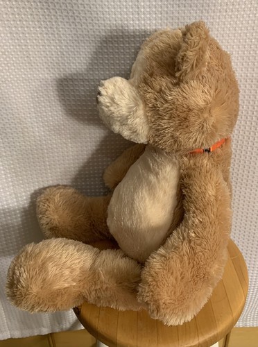 RARE Collectable Gund Bear 26" Two-Toned Tan / Cream Teddy Plush Unique - Picture 2 of 5