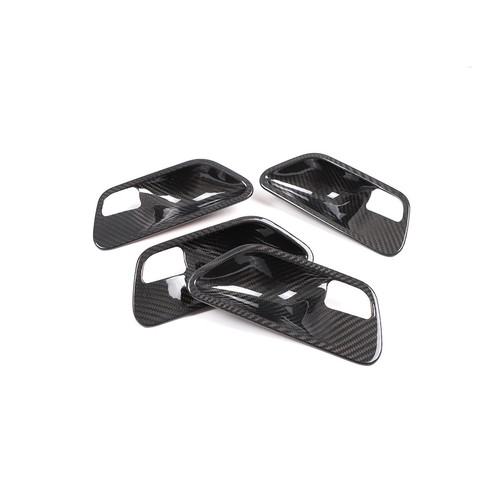 Real Carbon Fiber inside Door Handle Bowl Cover For 2013-2019 BMW 3 4 Series F30 - Picture 7 of 10