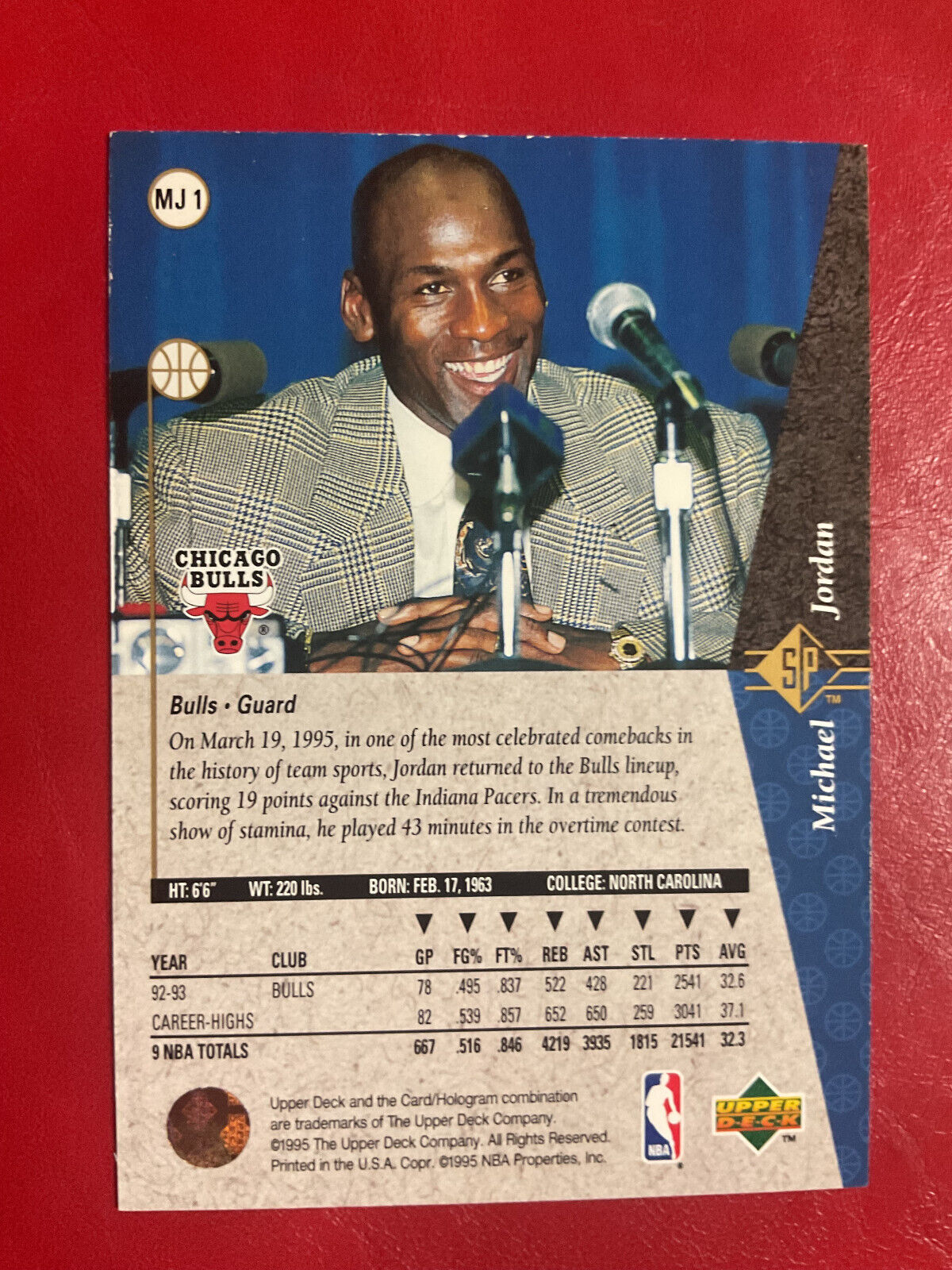 Michael Jordan Basketball cards " YOU PICK " oddballs insert vintage Fleer Ultra - Picture 391 of 485