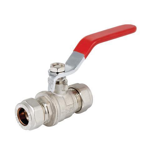 15mm 20 22 25 28mm STOP COCK TAP ARM LEVER GATE VALVE BRASS COMPRESSION - Picture 12 of 13