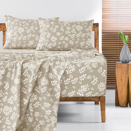 Lux Decor Collection Bed Sheets - 4 Pc King Size Sheets - 1800 Thread Count - Picture 6 of 7