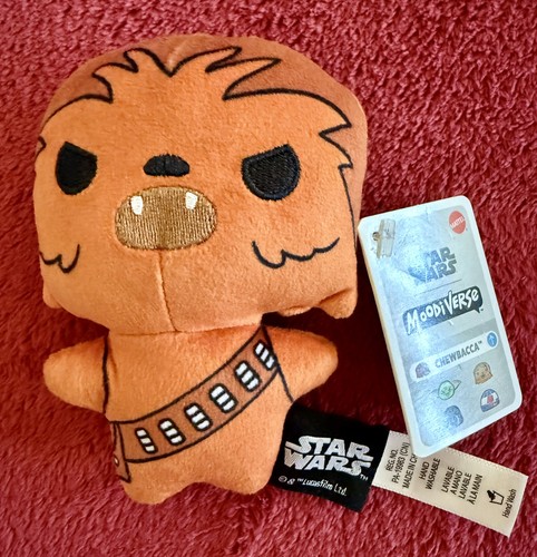 Juguete de peluche Star Wars Moodiverse Chewbacca 4 pulgadas serie 3 películas de Disney Lucas nuevo - Imagen 1 de 2