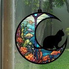  Hängende Fensterdekorationen Katzendekoration Fensterhängedekorationen