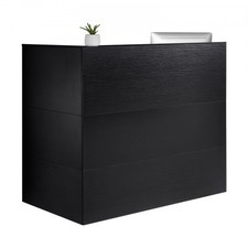 VEVOR Reception Desk,55Inch L-Shaped Front Counter Table,Office Reception Counte