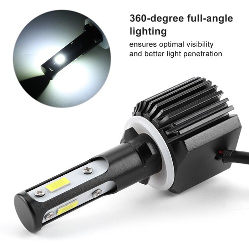 881/889 Universal LED Headlight Dustproof 120W 6000K Extremely Bright Car - Picture 10 of 12