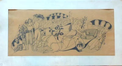 Ina Stein-Wiese 1910-1966  Zeichnung Nachlaß - Bild 1 von 2