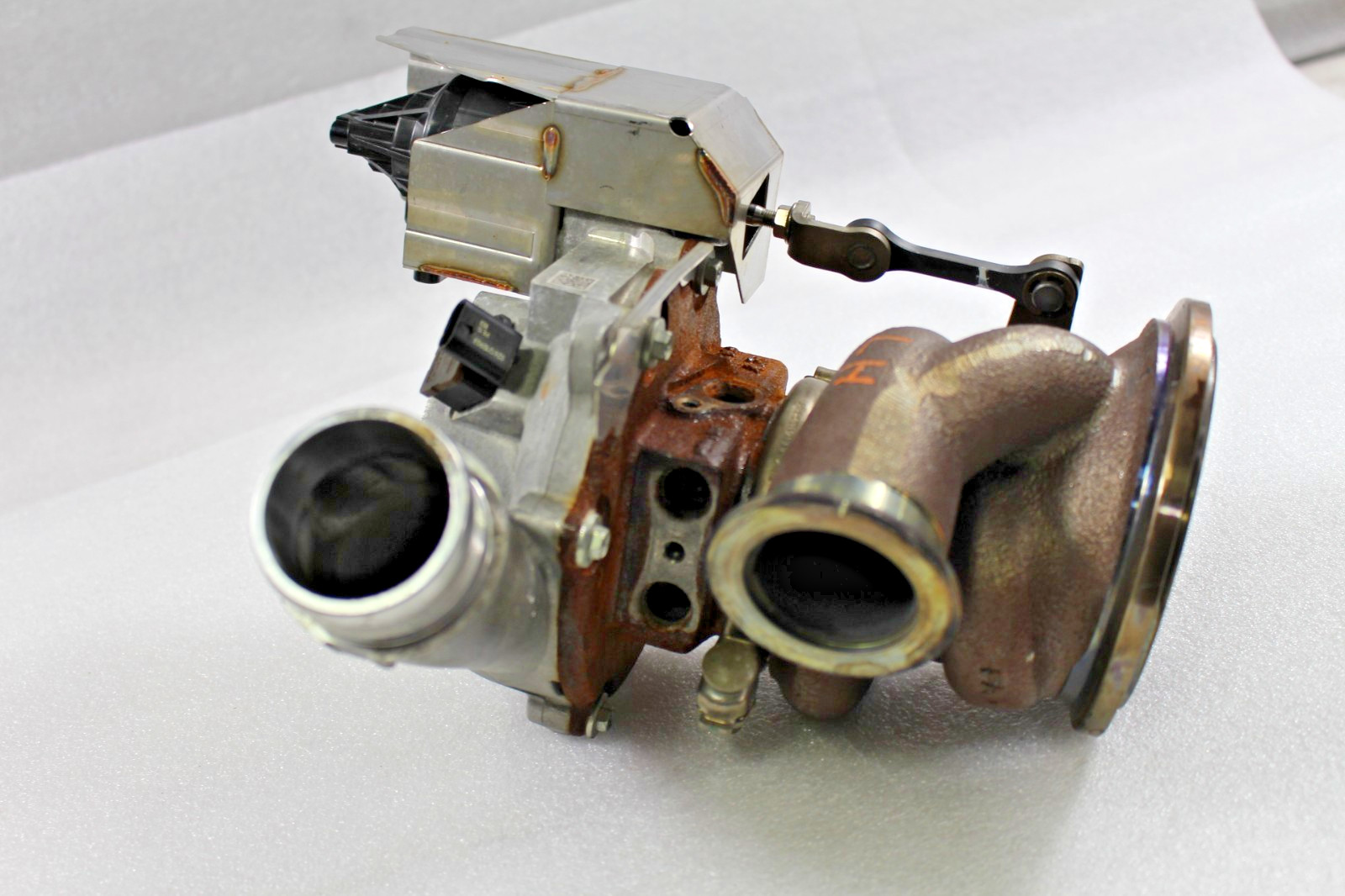 Ferrari 296 GTB, LH, Left, Turbo-Supercharger, Used, P/N 849087