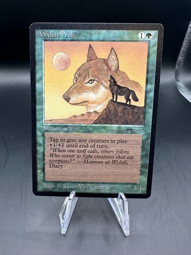 MTG MAGIC THE GATHERING ARABIAN NIGHTS WYLUH WOLF (B)