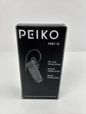 Peiko Language Translator  Bluetooth Ear Piece- New Open Box