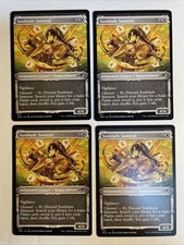 4x Mtg Kamigawa Neon Dynasty Sunblade Samurai Showcase NM/M Magic The Gathering