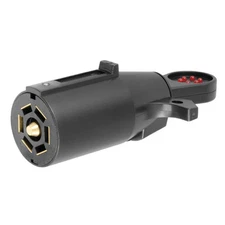 Curt 58271 12V 7-Way RV Round Circuit Tester, Packaged