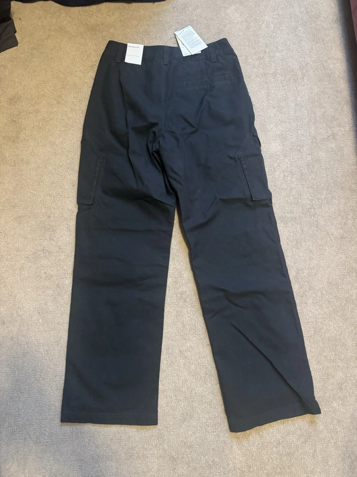 Pantalones negros Jordan de ajuste estándar para mujer (pequeños) Foto 2 de 4