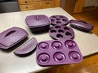 Epicure Cooking lot: square silicone steamer, muffins, donuts , bread loaf etc