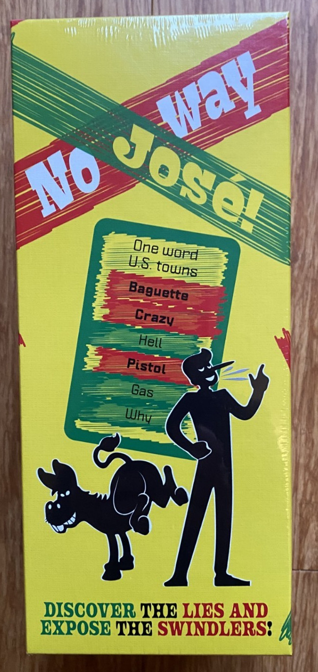 Tactic No Way Jose Game - Brand New Sealed - Game