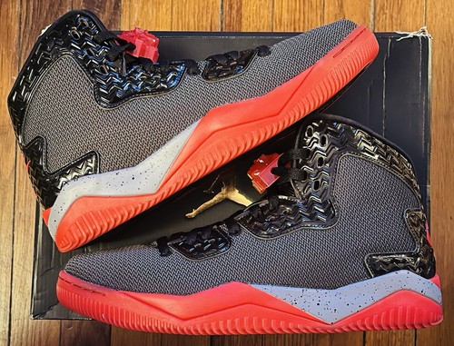Size 10.5 - Jordan Air Spike Forty PE ‘Black Fire Red’