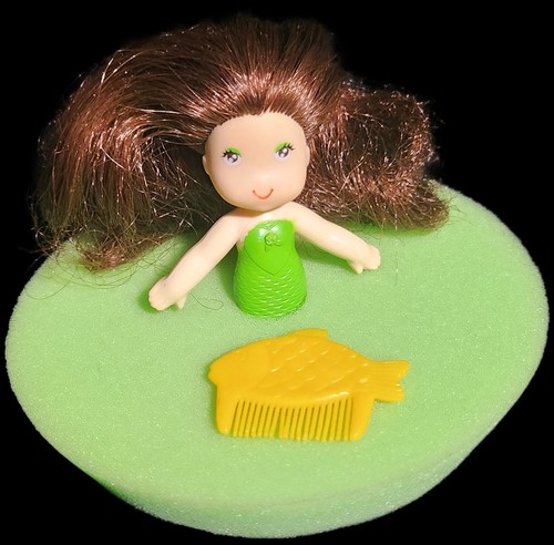 RAR Vintage Original 1979 Kenner Sea Wees Shelly Meerjungfrau Puppe Schwamm Kamm KOMPLETT! - Bild 8 von 20