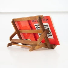 Vintage book stand, Cookbook stand, Book holder