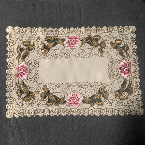 Set of 4 Vintage Embroidered Lace Placemats Dining Table Mat Doilies Home Decor - Picture 5 of 11