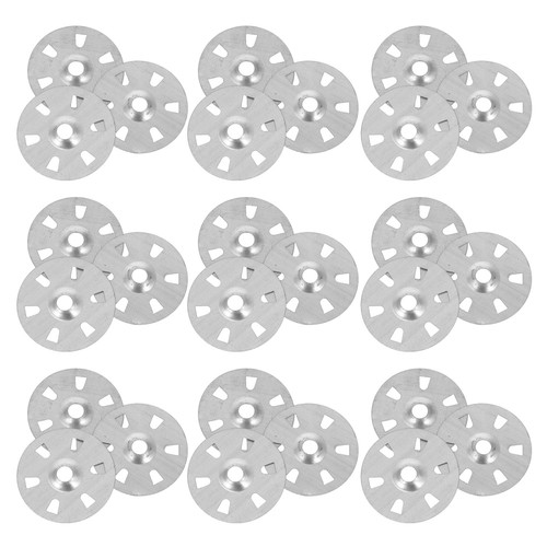  Rondella di fissaggio in metallo 500 pezzi: per fissaggio isolante disco sei fori schiuma rigida - Foto 8 di 12