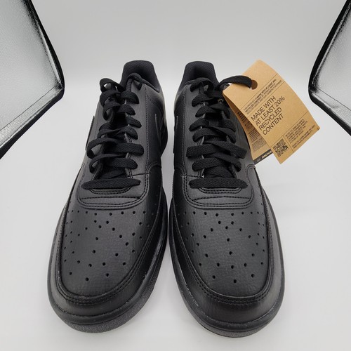 Nike Court Vision Low Next Nature Shoes Mens 12 Black Sneakers DH2987-002 NEW - Picture 4 of 11