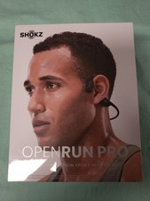 Shokz OpenRun Pro Bone Conduction Sport Headphones Behind Neck S810 Black - NIP