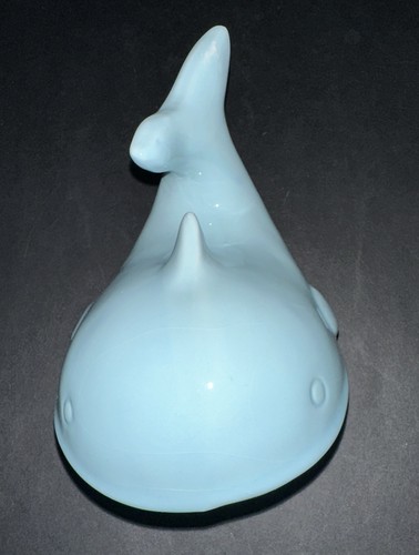 HAZEL & CO Whale Blue Soap Dish Trinket Holder  - Picture 3 of 5