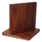 2 Pcs Wood for Crafts Walnut Plywood Sheets Blanks Hardwood Boards