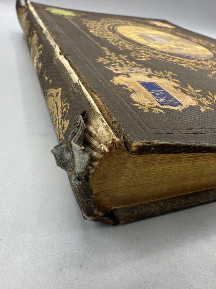 1853 A Summer at Baden-Baden Original French Full Cloth Binding - Illustrated - Image 2 of 4