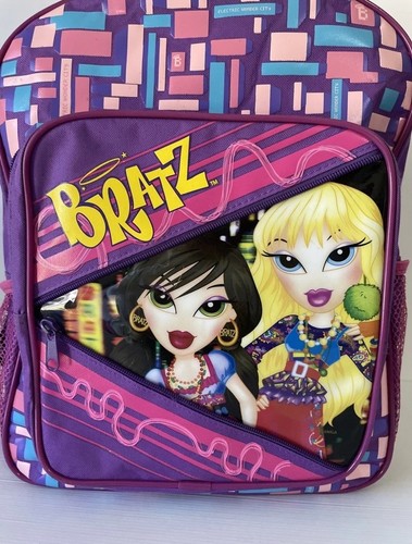 BRATZ Doll Lil Backpack Girls Purple Shoulder Travel Bag Backpack - Photo 5/8