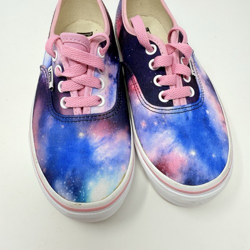 Vans Customs Galaxy Pink Schnürschuh Sneaker ~ Jugend Größe 1 EUC Cosmos - Bild 2 von 14