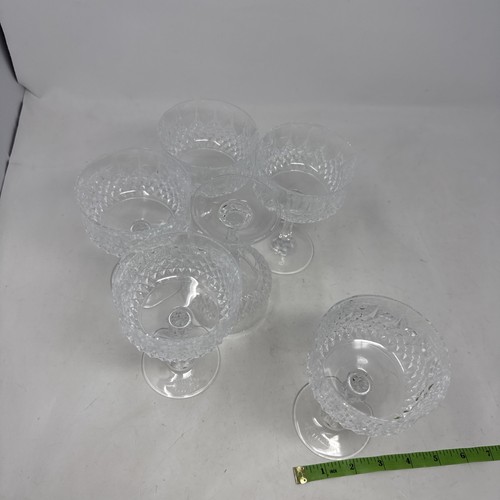 Cristal D' Arques Durand Longchamp Champagner Sherbet Coupe Gläser 6er Set - Bild 22 von 24