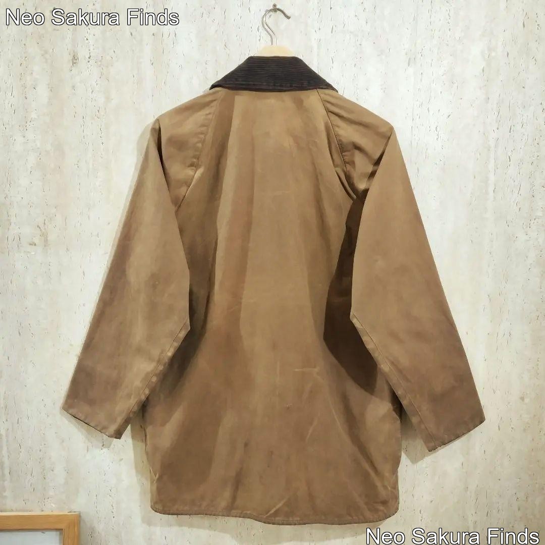 Barbour Moorland Jacket Blouson Coat Men Size C 38 Brown Bark 2000s image 6