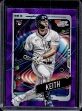 2024 Topps Cosmic Chrome Colt Keith Purple Nebula Refractor RC #/150 Tigers