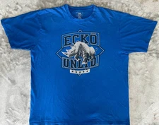 echo unltd vintage blue rhino tshirt size 2xl mens