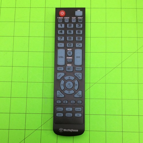 Westinghouse WD32HX1201 TV Television Black Remote - Picture 1 of 3