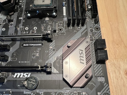 CPU + płyta główna + kombi pamięci RAM: MSI B450 TOMAHAWK + Ryzen 7 5700G + 8GB - Zdjęcie 16 z 24