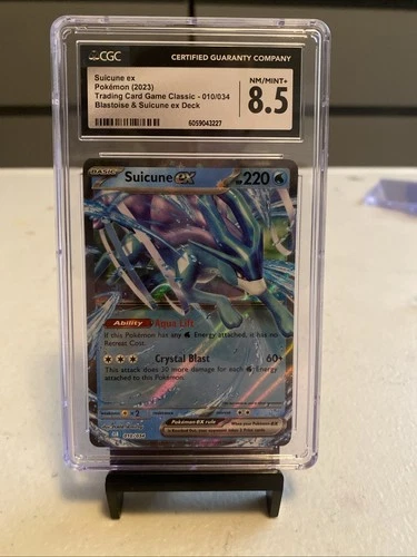 2023 Suicune ex Blastoise & Suicune EX Deck CGC 8.5 NM/MT 010/034