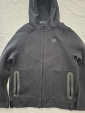 Nike Tech  Taglia Xl Da Ragazzo  Felpa con Cappuccio - Nera, Altezza 158-170