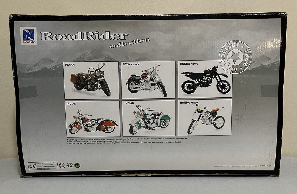 RoadRider collection インディアン NewRay 1/6 New Ray Road Rider Collection 1948 Indian 1:6 Black And Red